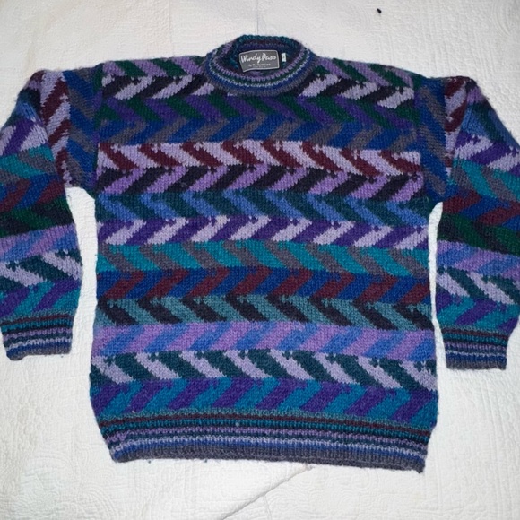 Vintage The North Face “Windy Pass” Wool Sweater – XL – Made in USA - Picture 2 of 4